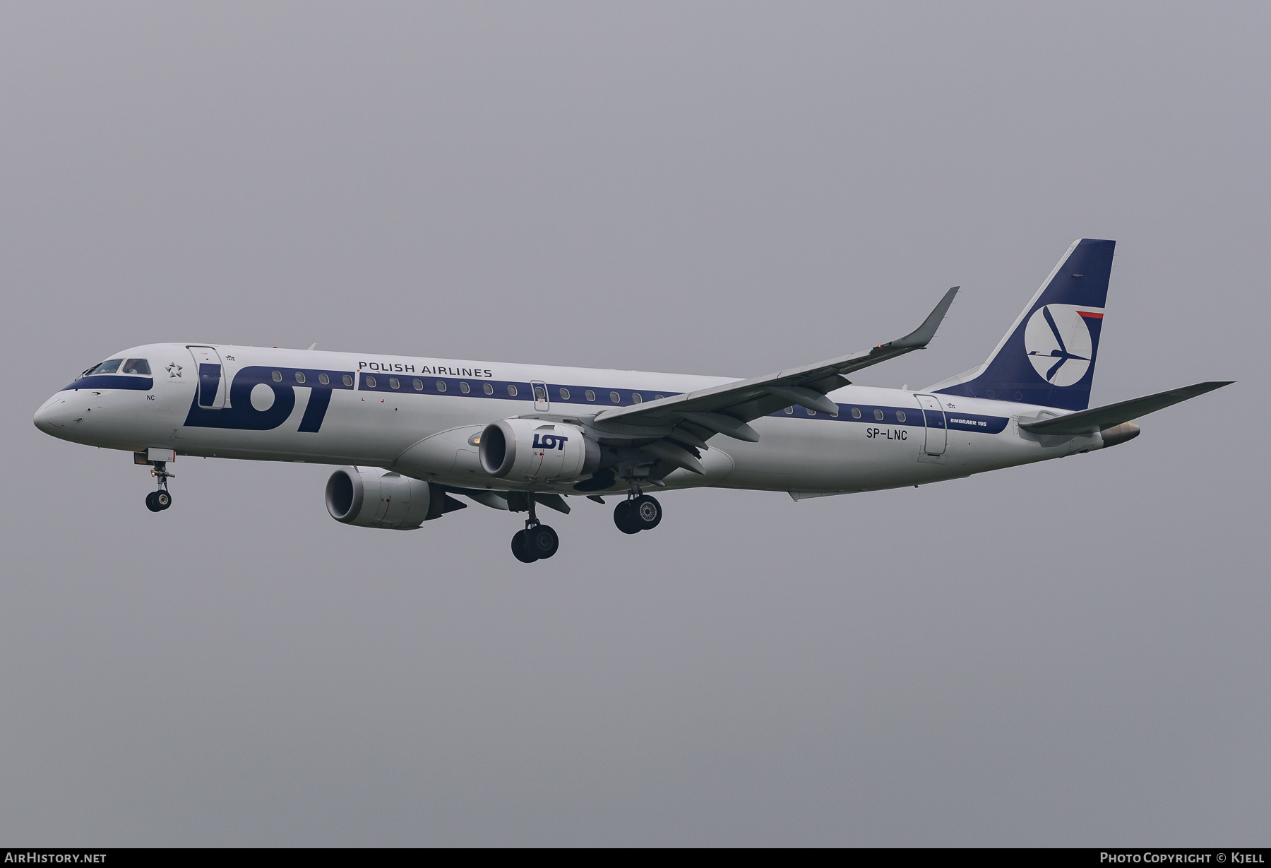 Aircraft Photo of SP-LNC | Embraer 195LR (ERJ-190-200LR) | LOT Polish Airlines - Polskie Linie Lotnicze | AirHistory.net #355470