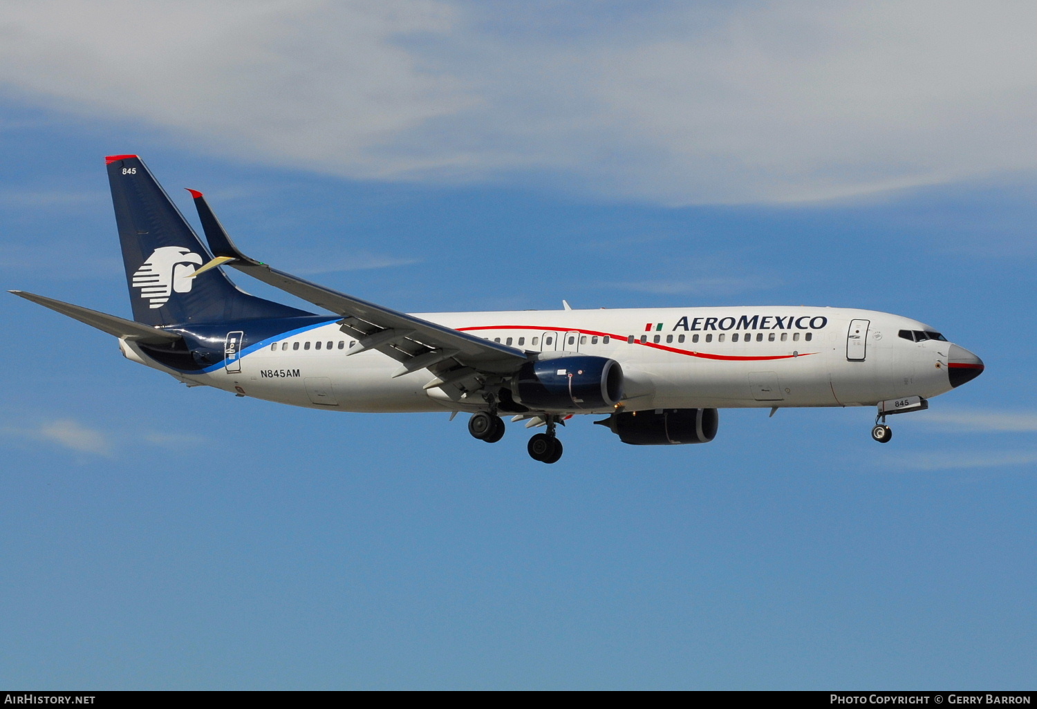 Aircraft Photo of N845AM | Boeing 737-852 | AeroMéxico | AirHistory.net #355521