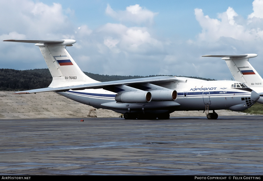 Aircraft Photo of RA-76463 | Ilyushin Il-76T | Aeroflot | AirHistory.net #355532