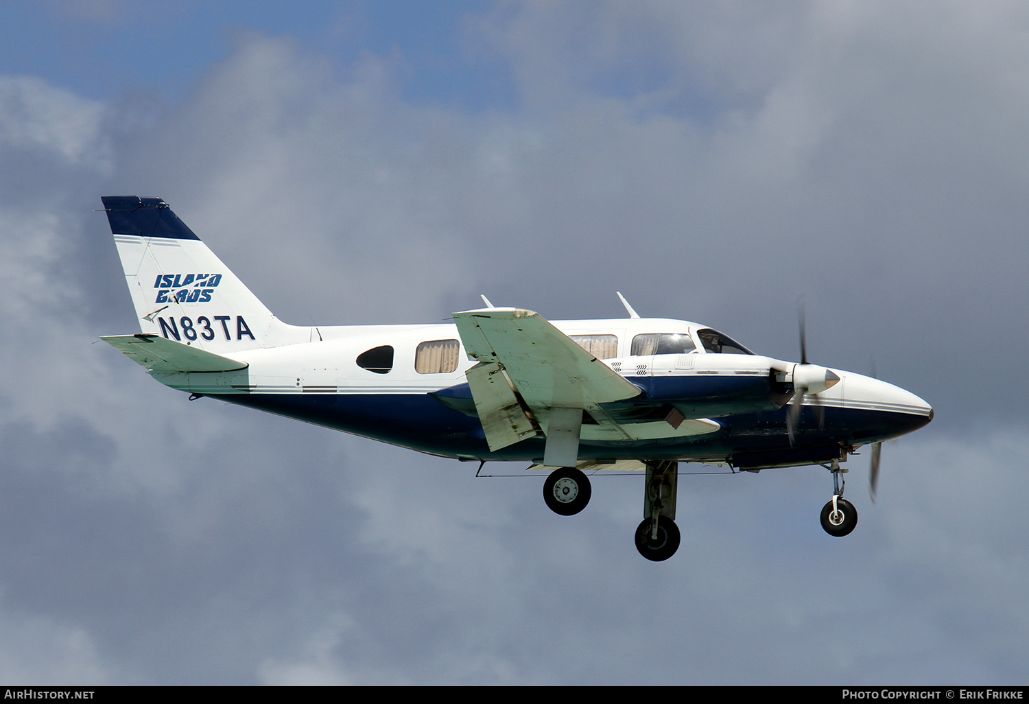 Aircraft Photo of N83TA | Piper PA-31-310 Navajo | Island Birds | AirHistory.net #355541