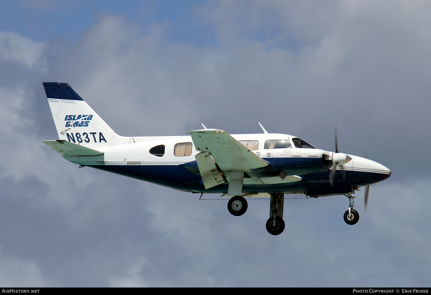 Aircraft Photo of N83TA | Piper PA-31-310 Navajo B | Island Birds | AirHistory.net #355541