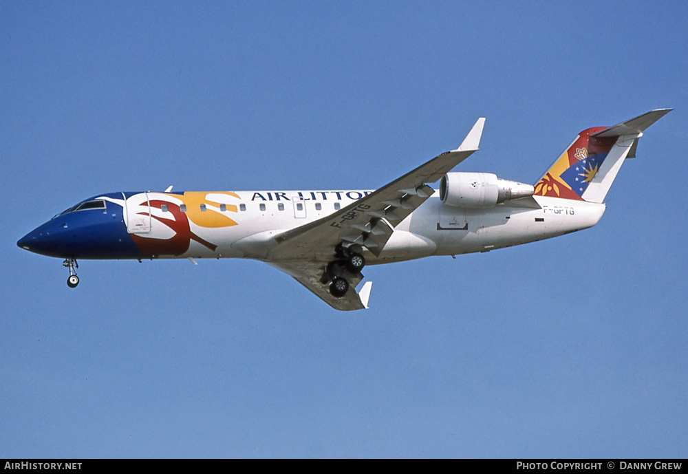 Aircraft Photo of F-GPTG | Bombardier CRJ-100ER (CL-600-2B19) | Air Littoral | AirHistory.net #355544