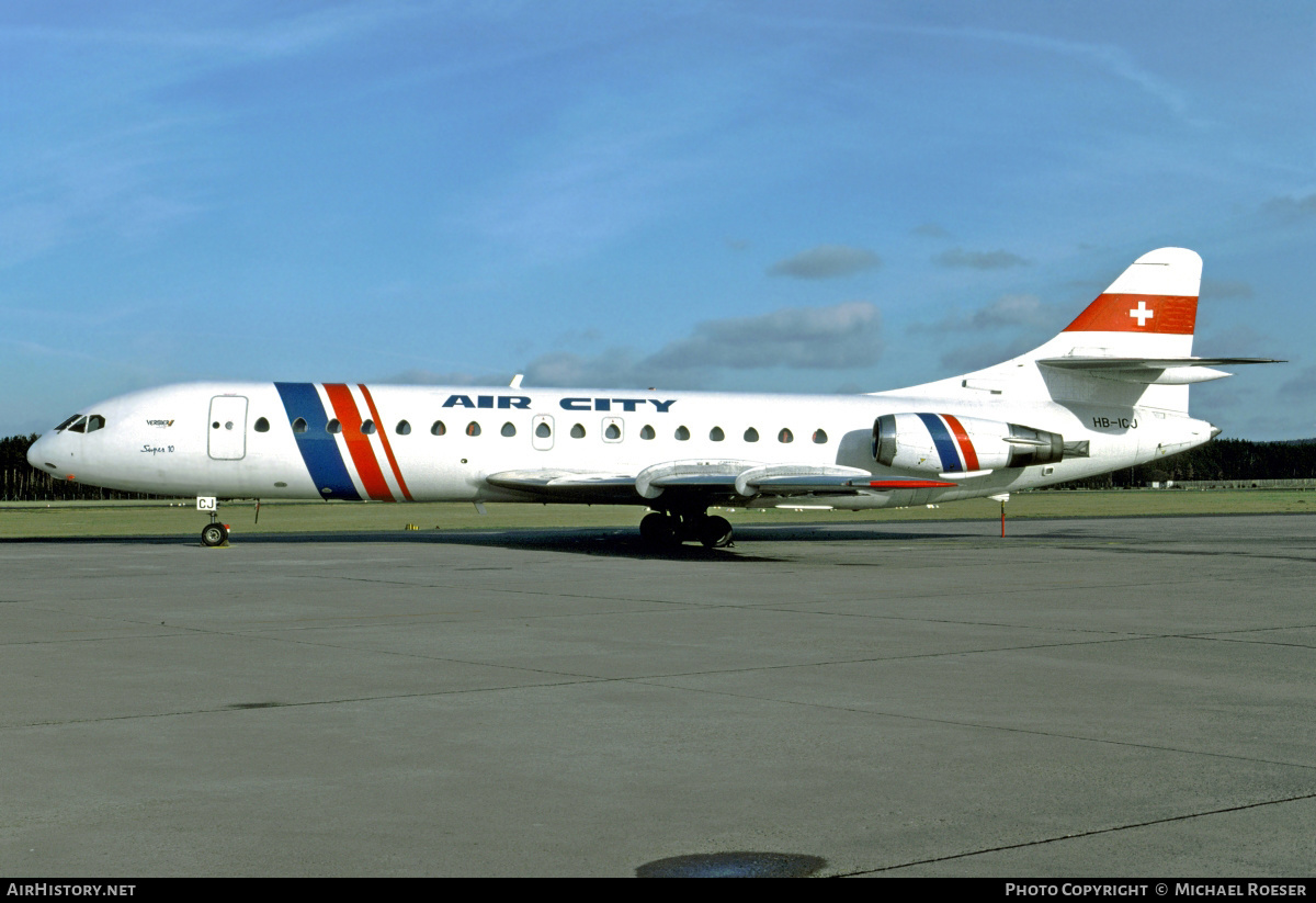 Aircraft Photo of HB-ICJ | Sud SE-210 Caravelle 10B3 Super B | Air City | AirHistory.net #355563