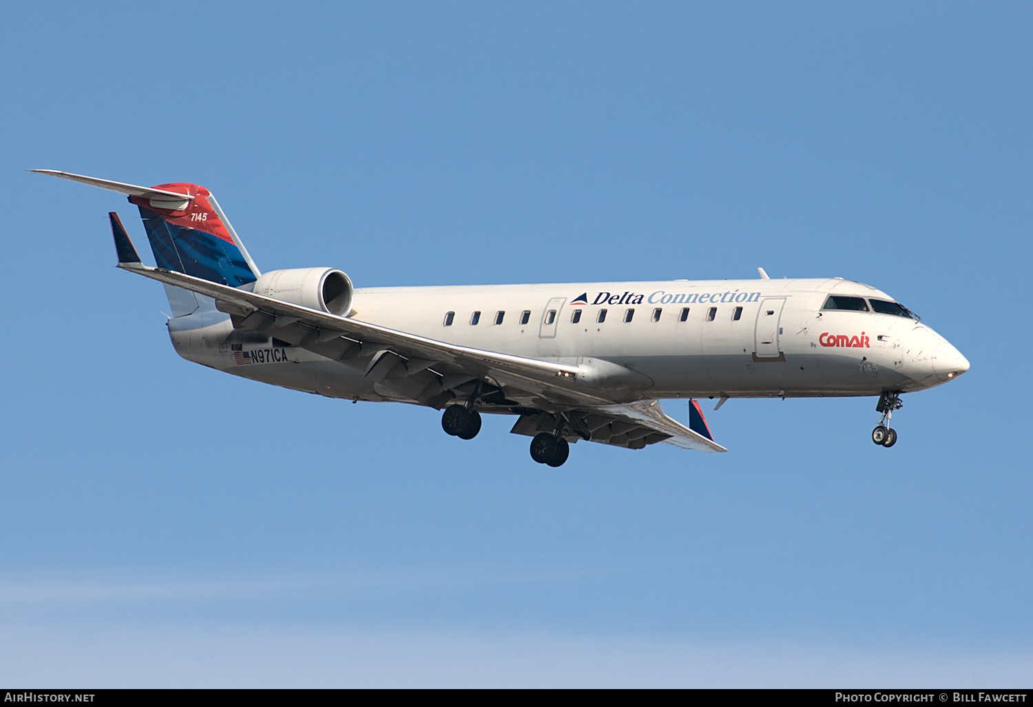 Aircraft Photo of N971CA | Canadair CRJ-100ER (CL-600-2B19) | Delta Connection | AirHistory.net #355566
