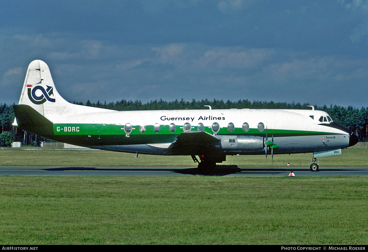 Aircraft Photo of G-BDRC | Vickers 724 Viscount | Guernsey Airlines | AirHistory.net #355568