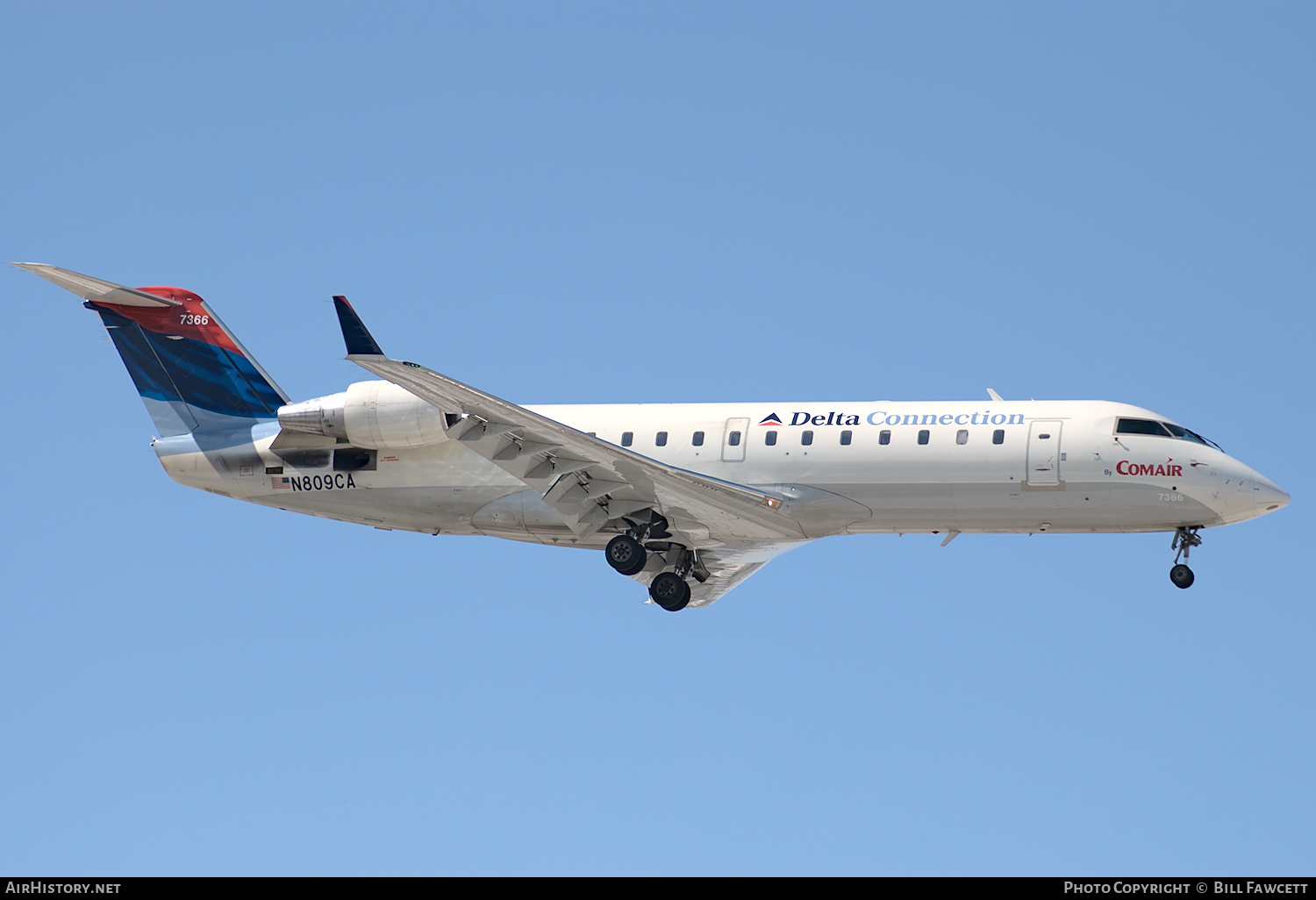 Aircraft Photo of N809CA | Bombardier CRJ-100ER (CL-600-2B19) | Delta Connection | AirHistory.net #355589