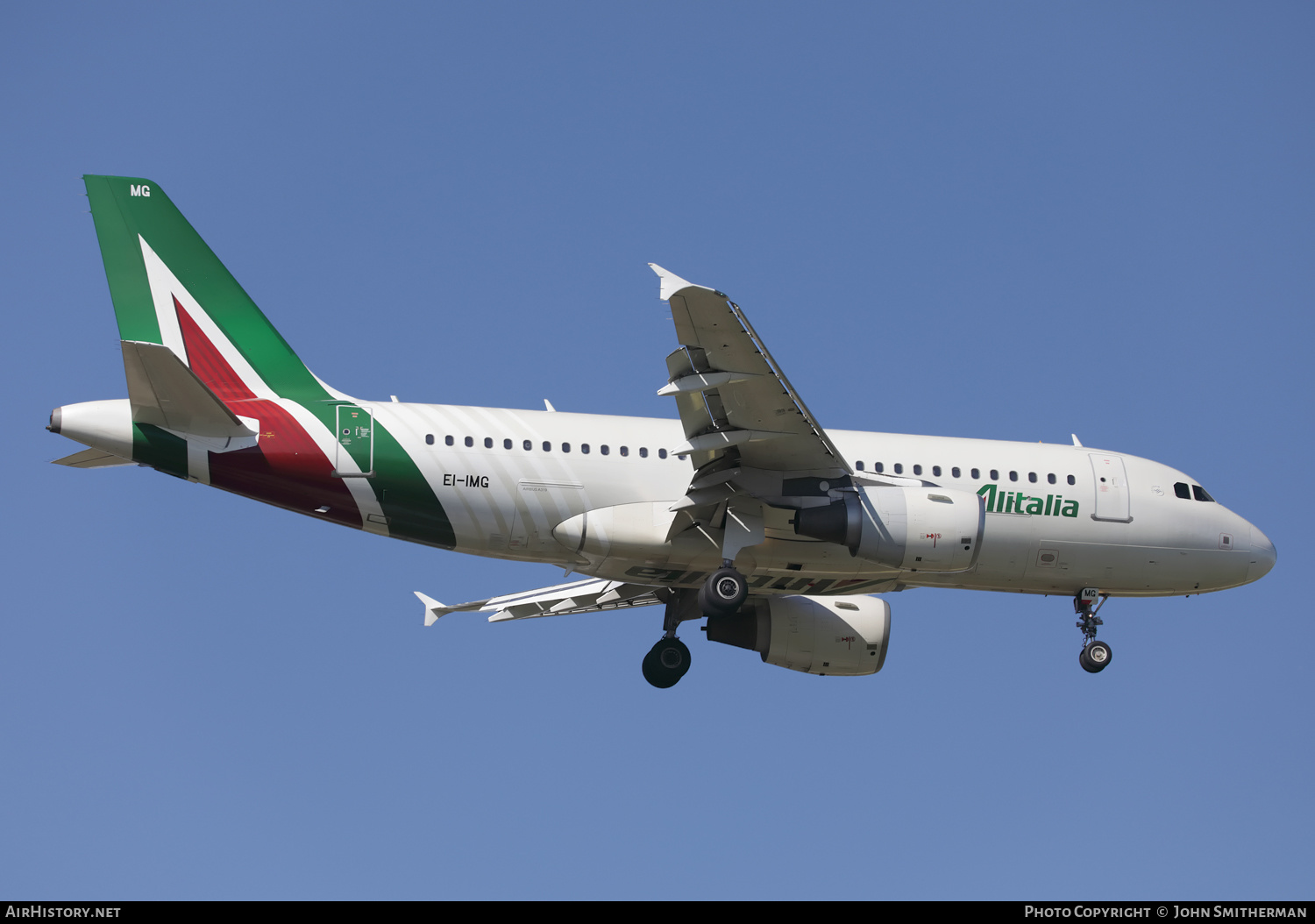 Aircraft Photo of EI-IMG | Airbus A319-112 | Alitalia | AirHistory.net #355592