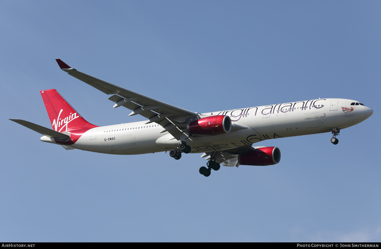 Aircraft Photo of G-VWAG | Airbus A330-343 | Virgin Atlantic Airways | AirHistory.net #355602