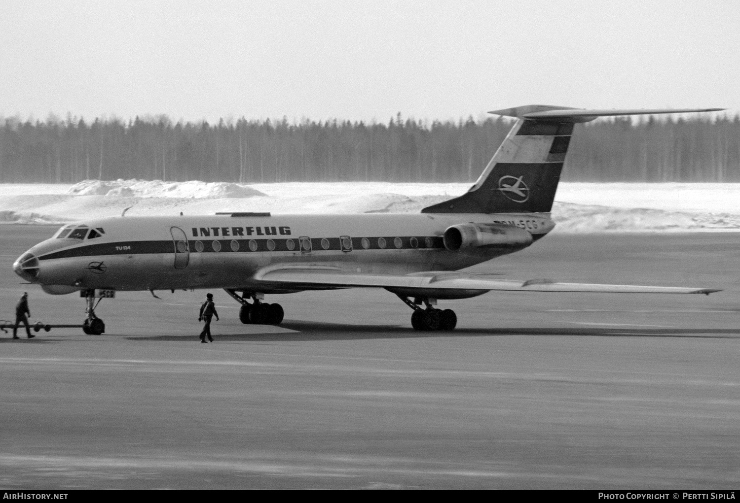 Aircraft Photo of DM-SCG | Tupolev Tu-134K | Interflug | AirHistory.net #355629