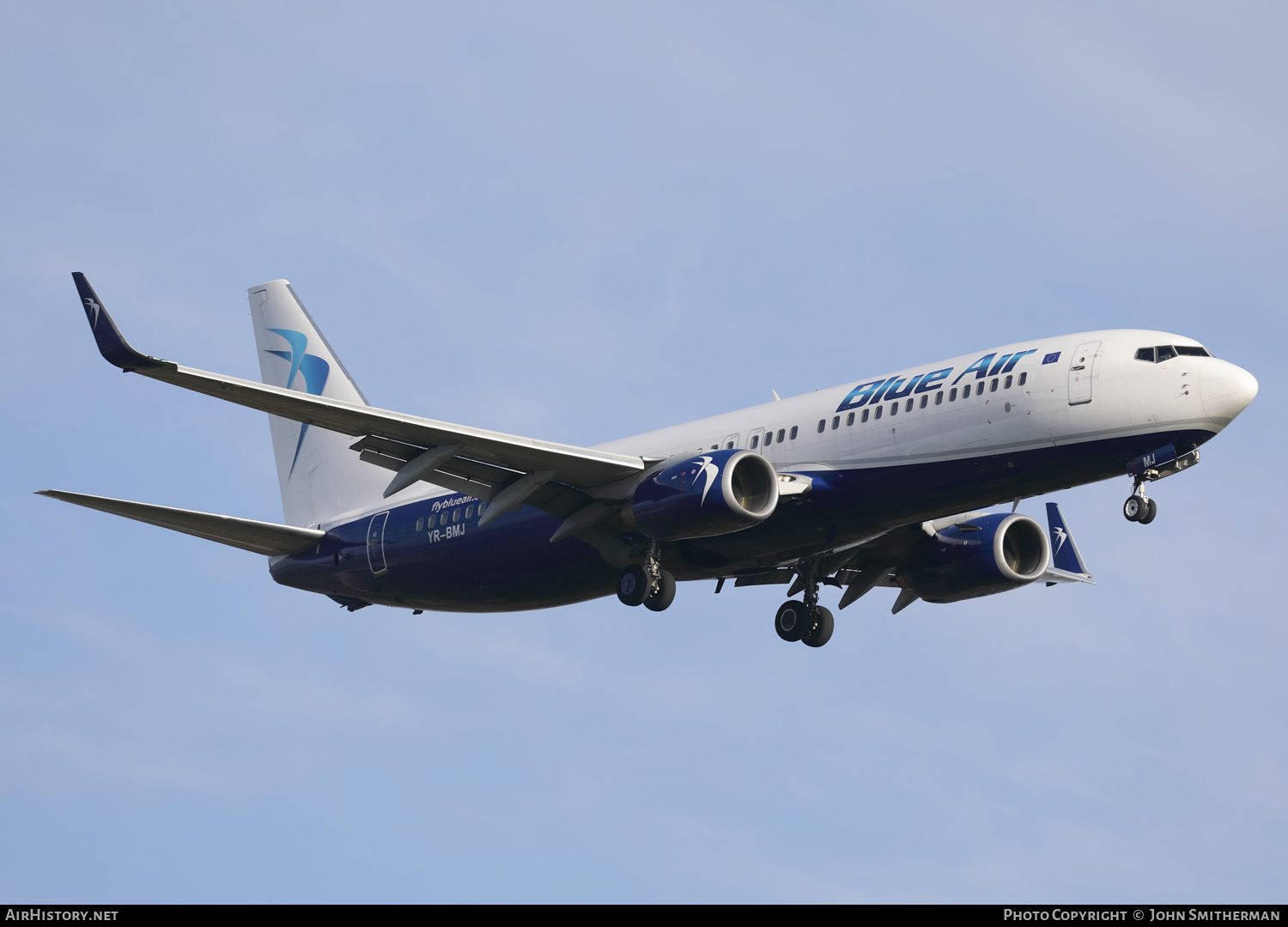 Aircraft Photo of YR-BMJ | Boeing 737-82R | Blue Air | AirHistory.net #355630