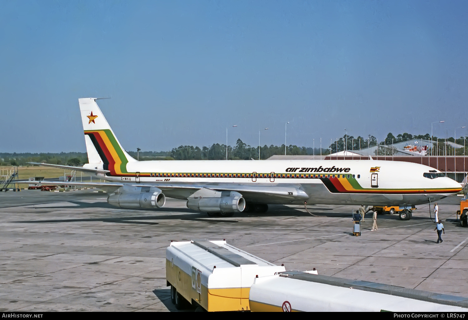 Aircraft Photo of Z-WKU | Boeing 707-330B | Air Zimbabwe | AirHistory.net #355670