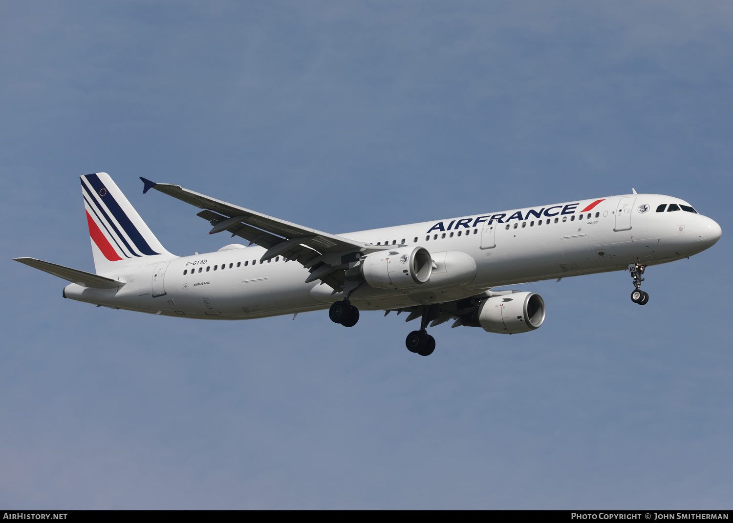 Aircraft Photo of F-GTAD | Airbus A321-212 | Air France | AirHistory.net #355679