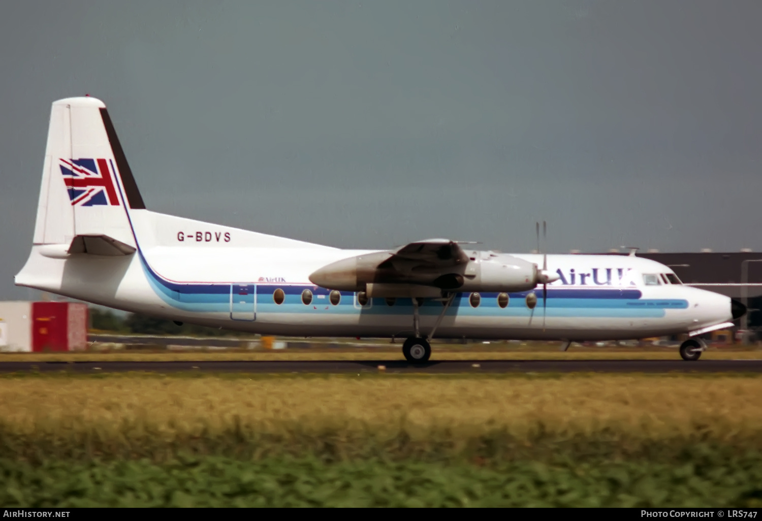 Aircraft Photo of G-BDVS | Fokker F27-200 Friendship | Air UK | AirHistory.net #355680