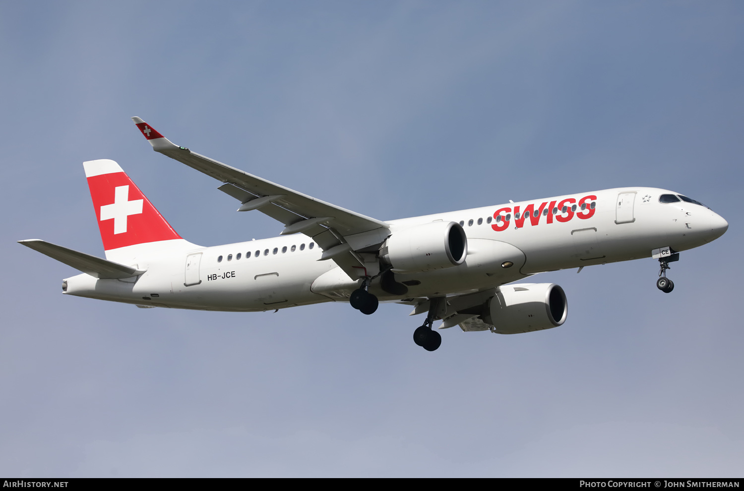 Aircraft Photo of HB-JCE | Bombardier CSeries CS300 (BD-500-1A11) | Swiss International Air Lines | AirHistory.net #355683