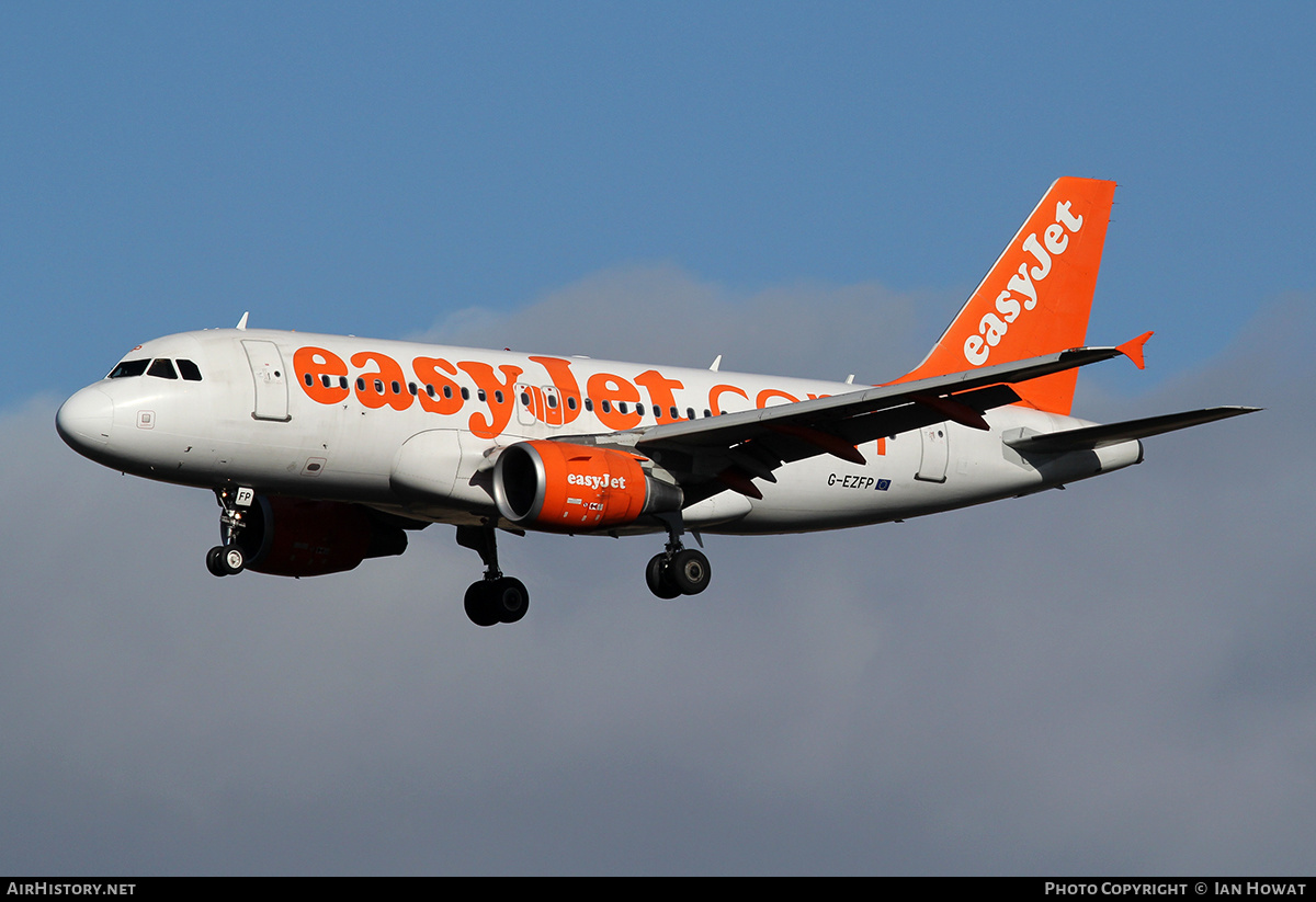 Aircraft Photo of G-EZFP | Airbus A319-111 | EasyJet | AirHistory.net #355698