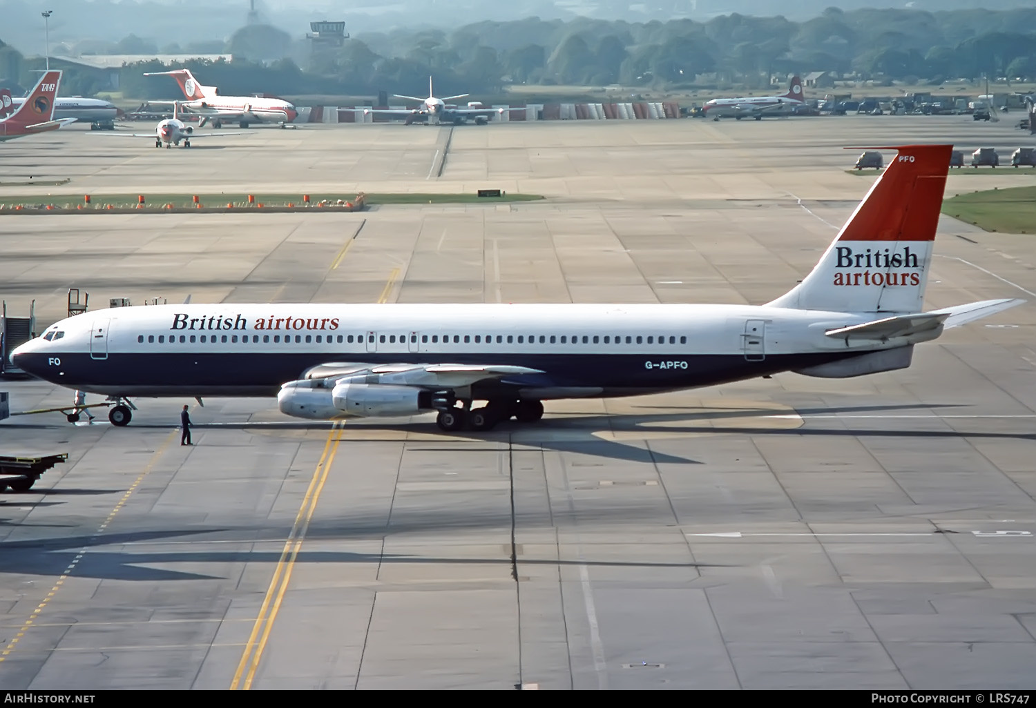 Aircraft Photo of G-APFO | Boeing 707-436 | British Airtours | AirHistory.net #355702