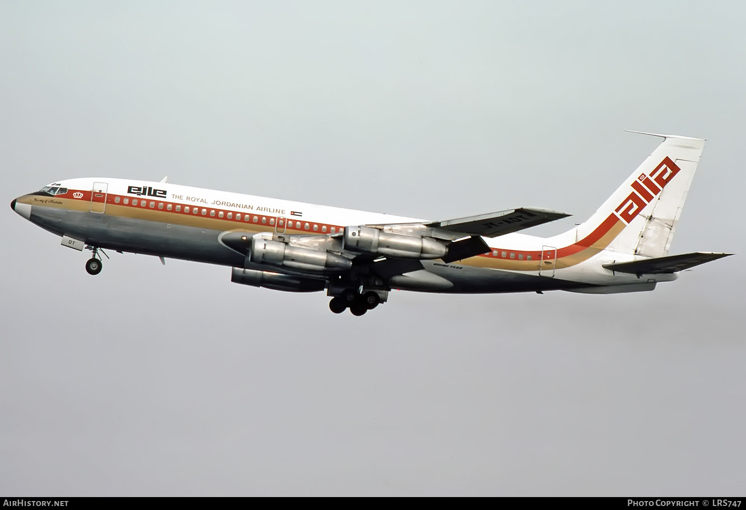 Aircraft Photo of JY-ADT | Boeing 720-030B | Alia - The Royal Jordanian Airline | AirHistory.net #355705