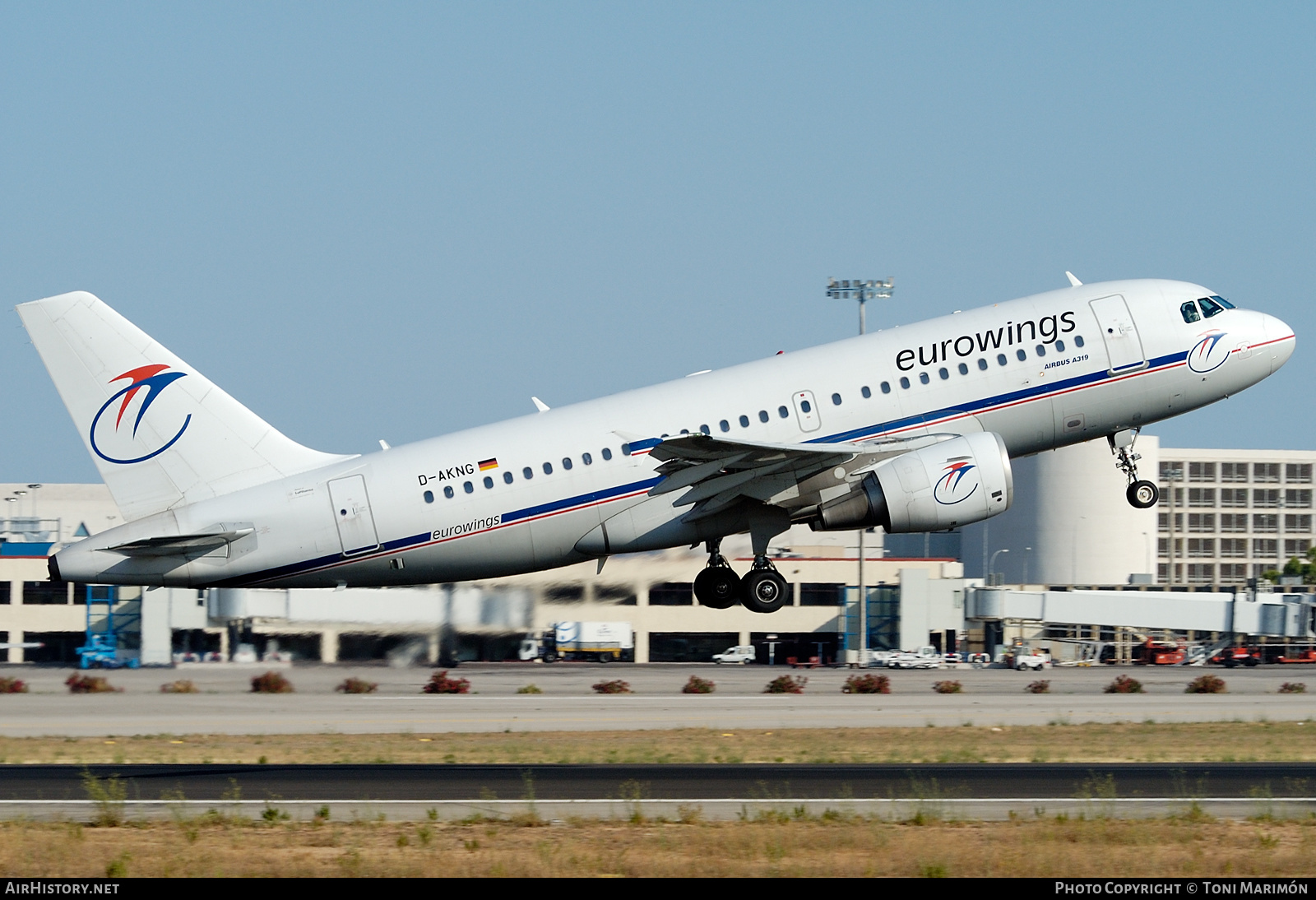 Aircraft Photo of D-AKNG | Airbus A319-112 | Eurowings | AirHistory.net #355710