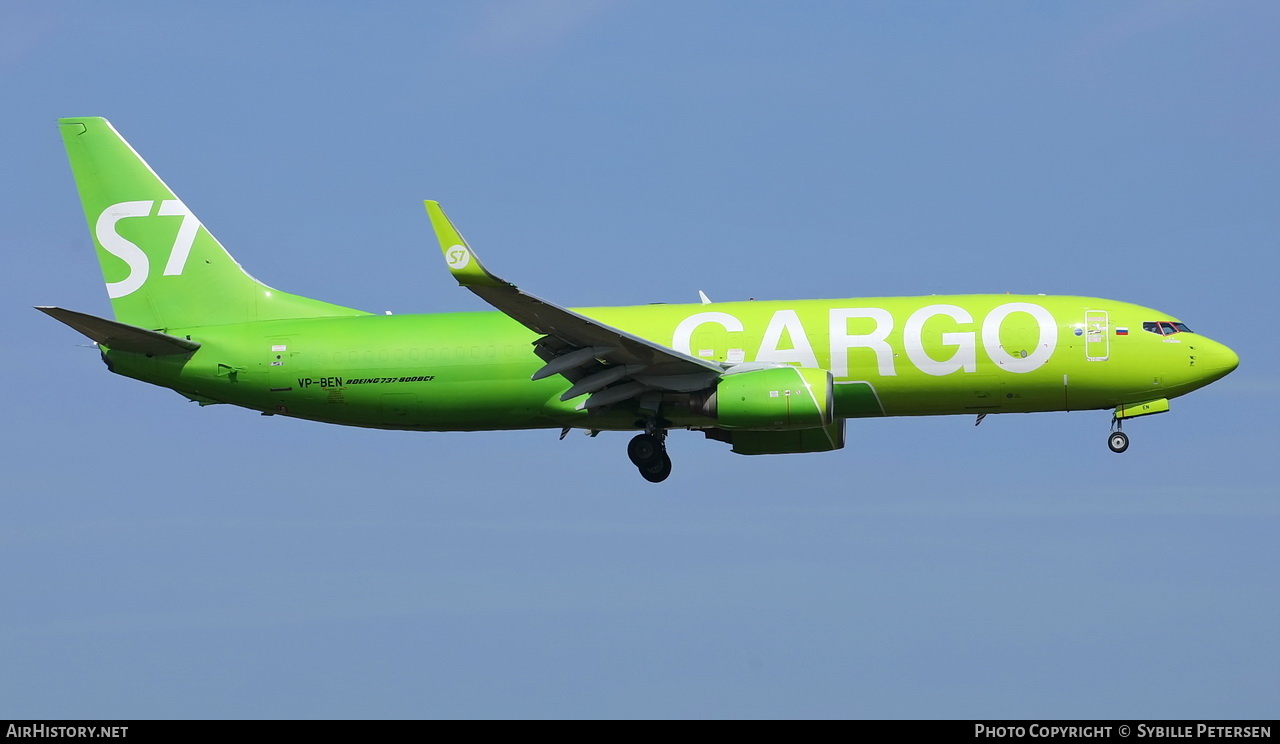 Aircraft Photo of VP-BEN | Boeing 737-8AS | S7 Airlines Cargo | AirHistory.net #355728