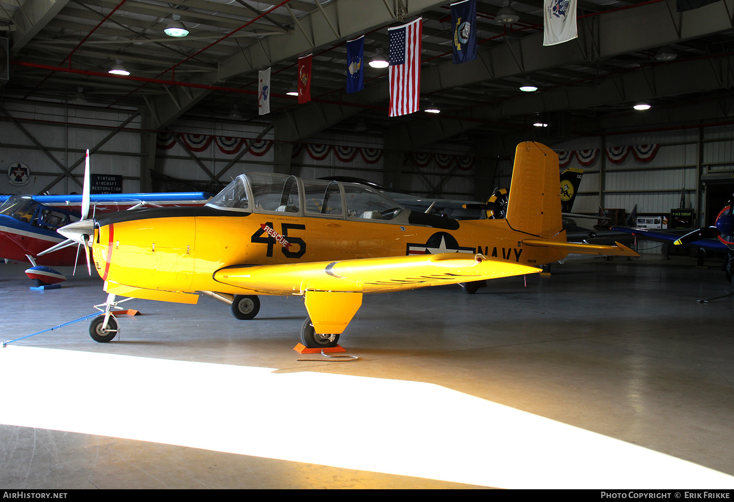 Aircraft Photo of N6KM | Beech T-34B Mentor (D45) | USA - Navy | AirHistory.net #355735