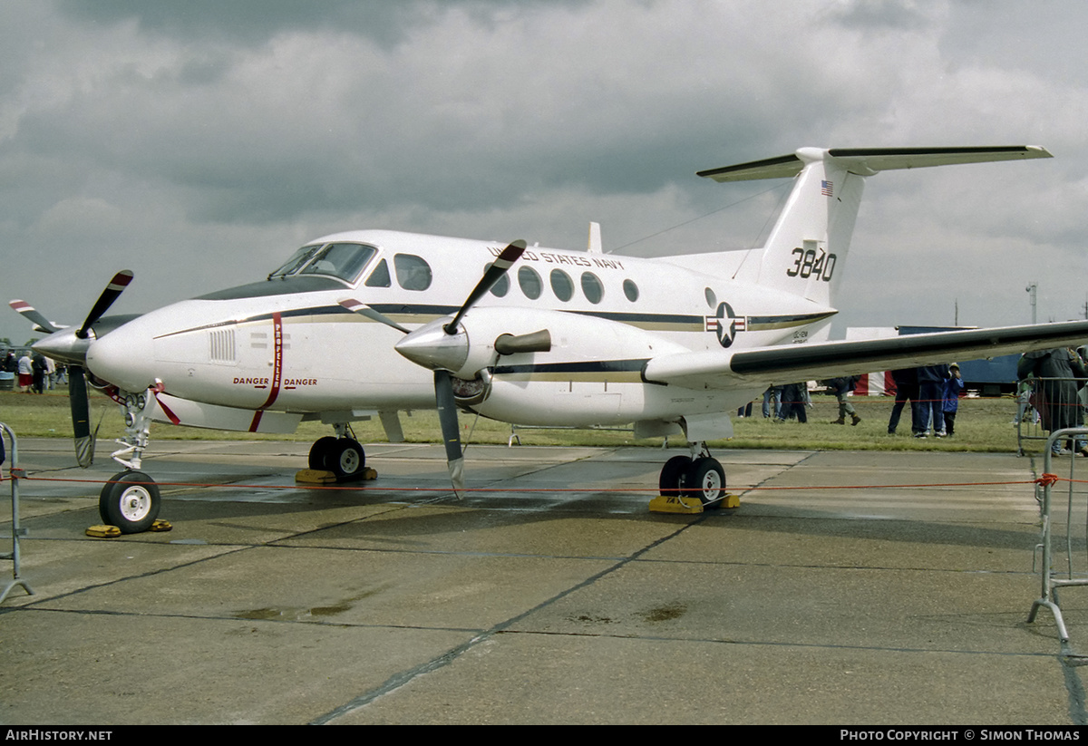 Aircraft Photo of 163840 / 3840 | Beech UC-12M Super King Air (B200C) | USA - Navy | AirHistory.net #355743