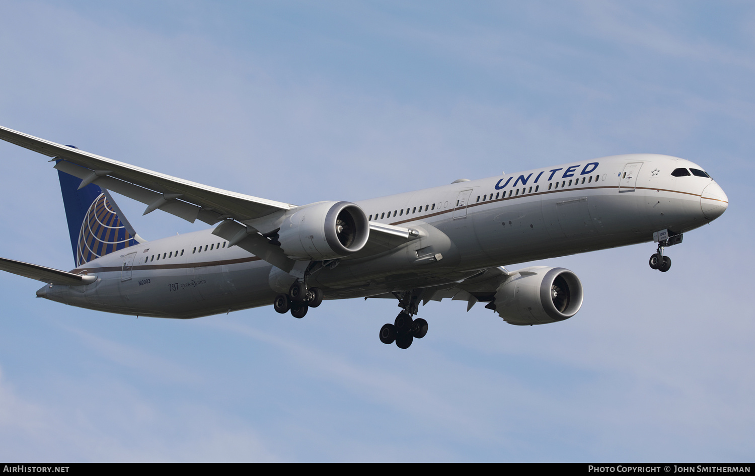 Aircraft Photo of N12003 | Boeing 787-10 Dreamliner | United Airlines | AirHistory.net #355751