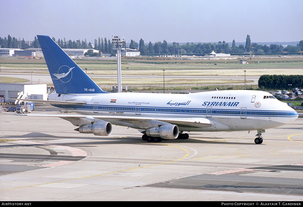 Aircraft Photo of YK-AHB | Boeing 747SP-94 | Syrian Air | AirHistory.net #355762