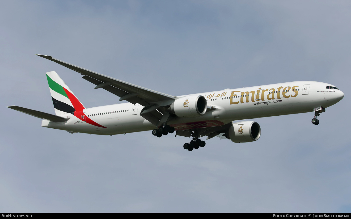 Aircraft Photo of A6-EGH | Boeing 777-31H/ER | Emirates | AirHistory.net #355765