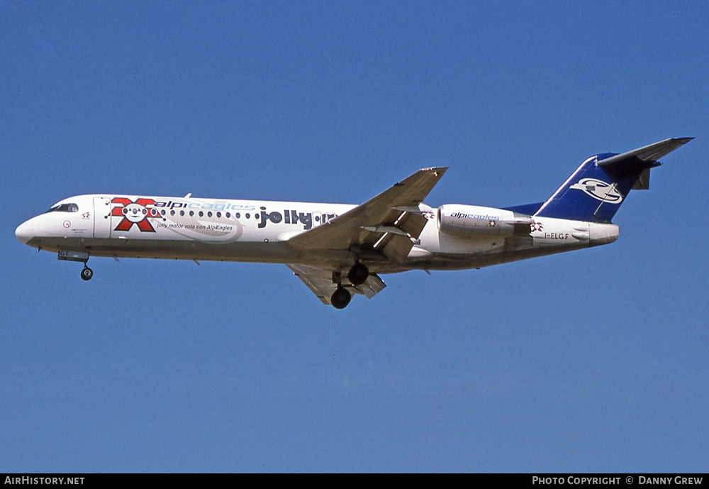 Aircraft Photo of I-ELGF | Fokker 100 (F28-0100) | Alpi Eagles | AirHistory.net #355772