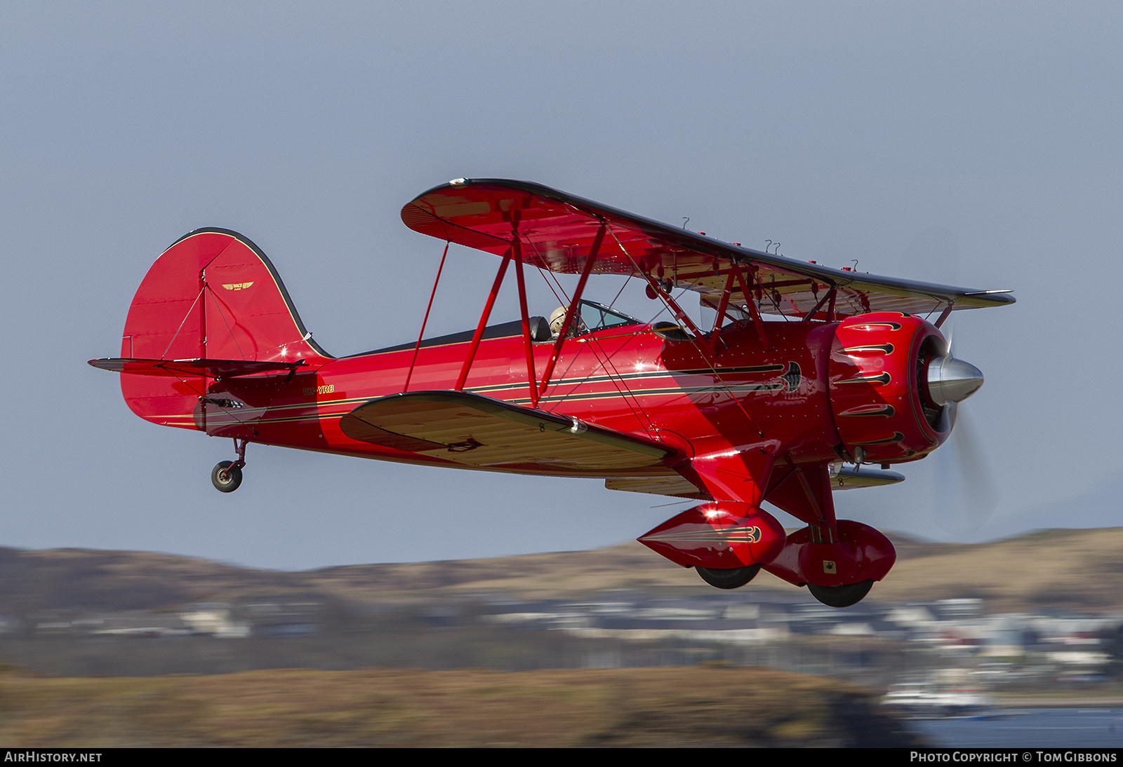 Aircraft Photo of VH-YRB | Waco YMF-5C | AirHistory.net #355779