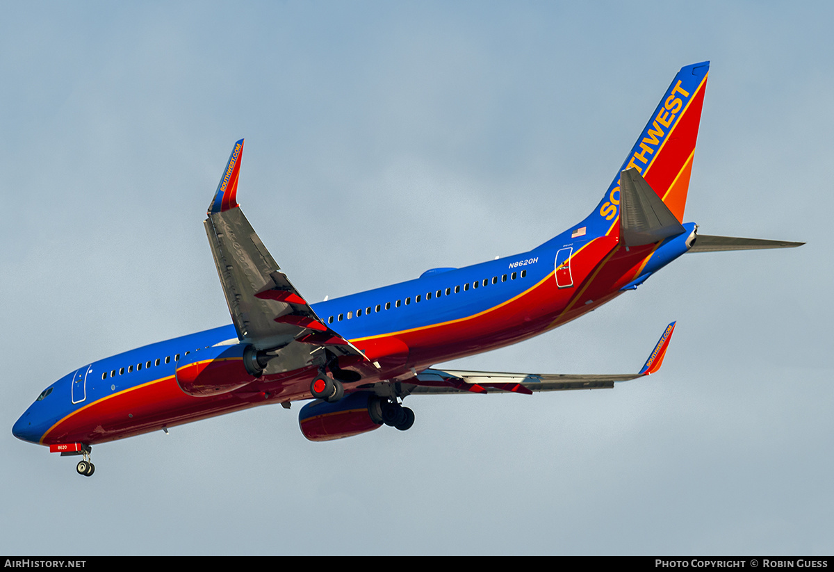 Aircraft Photo of N8620H | Boeing 737-8H4 | Southwest Airlines | AirHistory.net #355811