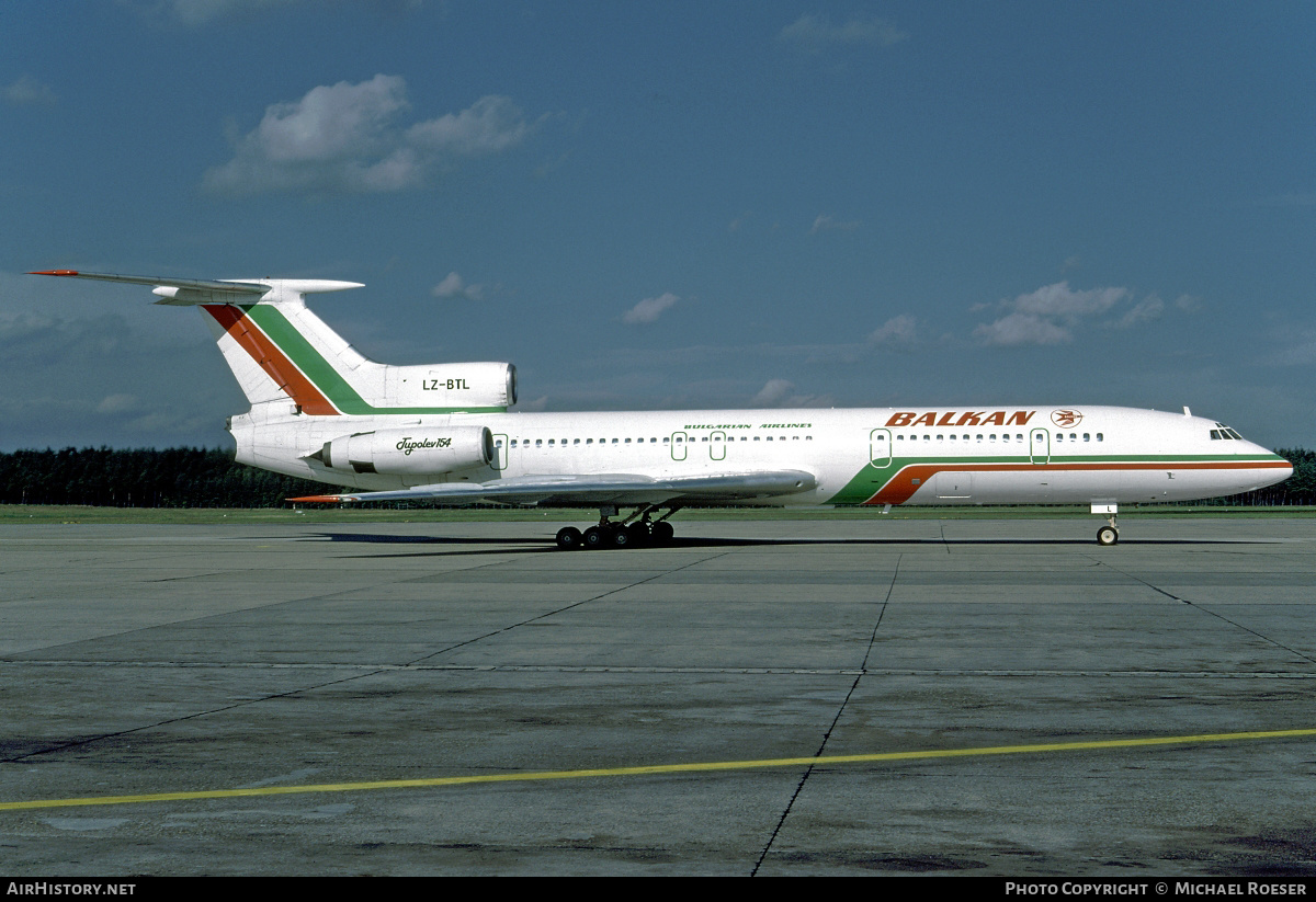 Aircraft Photo of LZ-BTL | Tupolev Tu-154B | Balkan - Bulgarian Airlines | AirHistory.net #355827