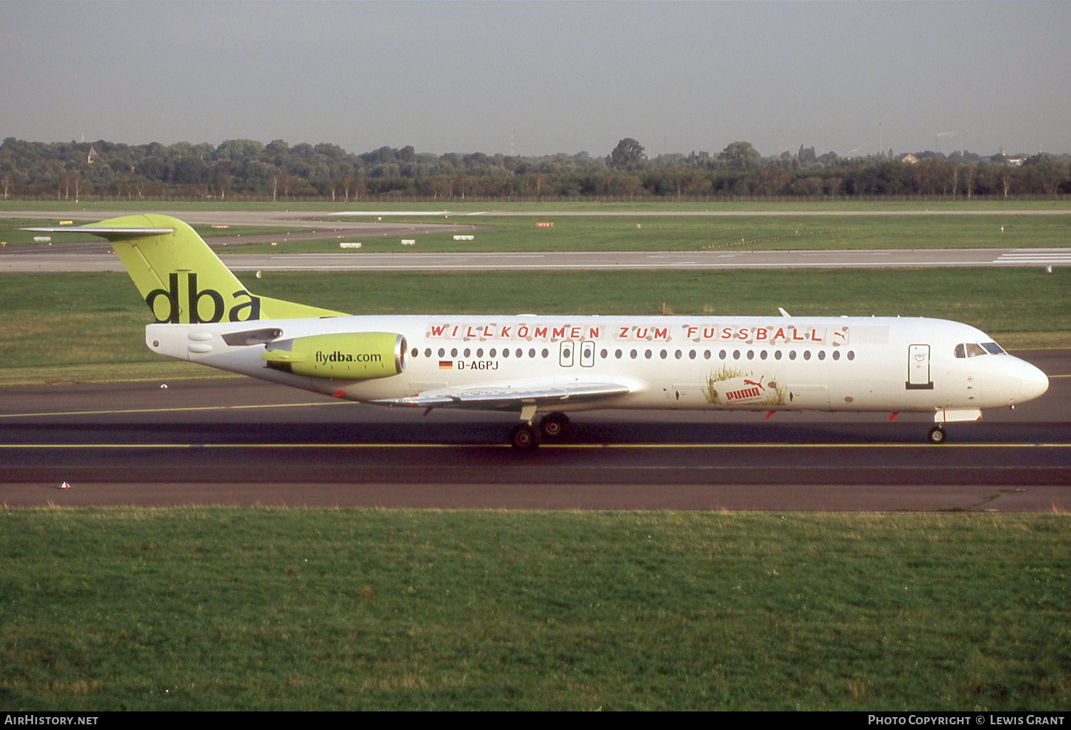 Aircraft Photo of D-AGPJ | Fokker 100 (F28-0100) | DBA - Deutsche BA | AirHistory.net #355828