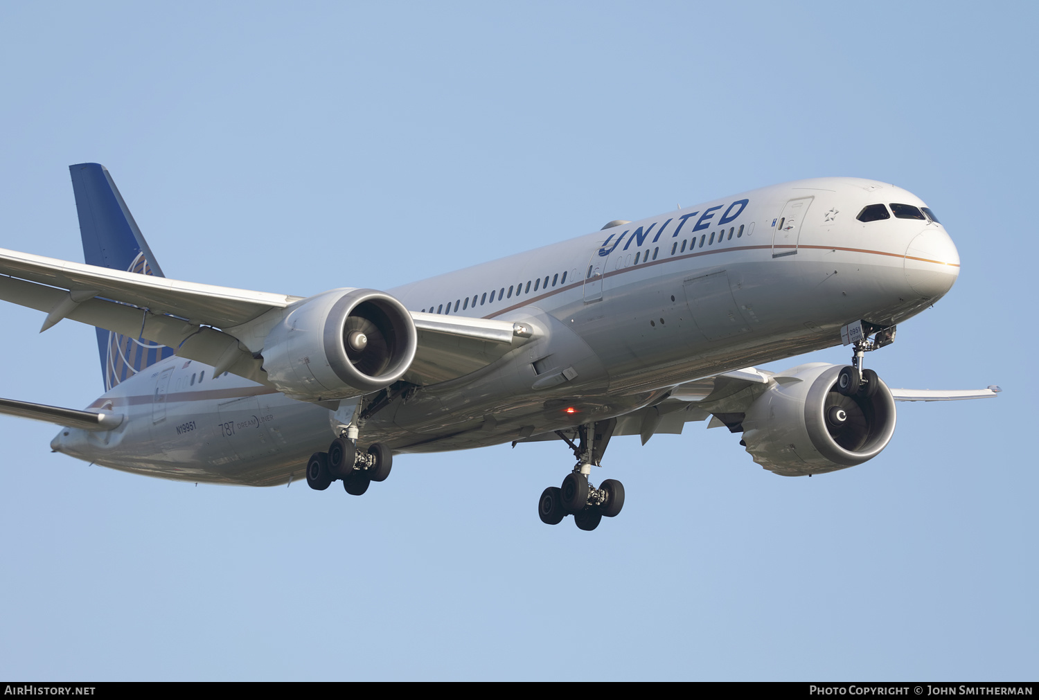 Aircraft Photo of N19951 | Boeing 787-9 Dreamliner | United Airlines | AirHistory.net #355876
