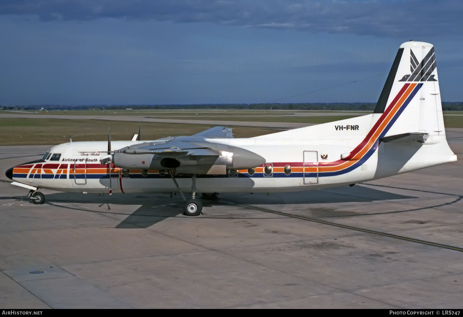 Aircraft Photo of VH-FNR | Fokker F27-600 Friendship | Airlines of South Australia - ASA | AirHistory.net #355895