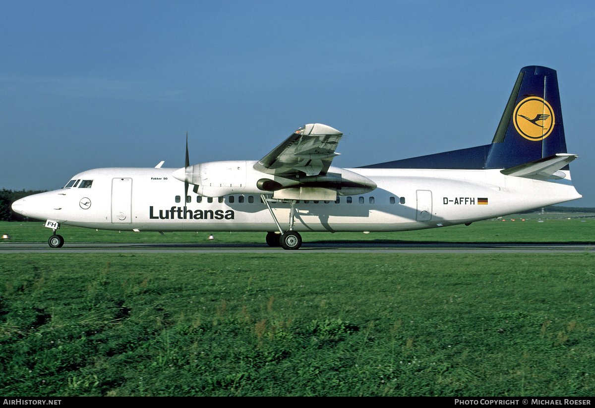 Aircraft Photo of D-AFFH | Fokker 50 | Lufthansa | AirHistory.net #355909