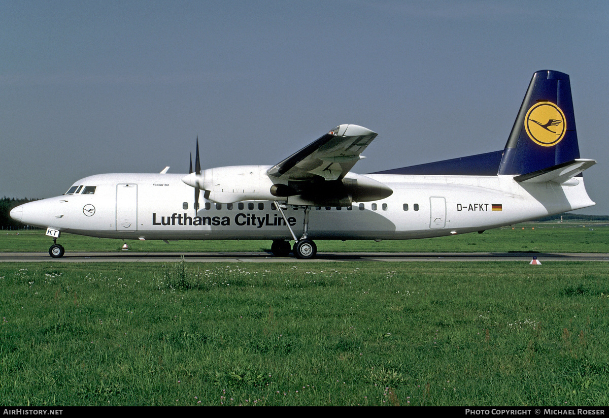 Aircraft Photo of D-AFKT | Fokker 50 | Lufthansa CityLine | AirHistory.net #355913