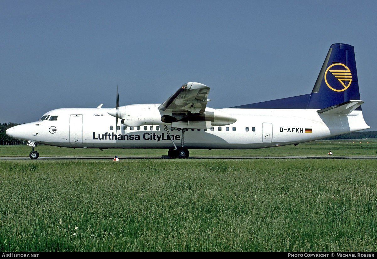 Aircraft Photo of D-AFKH | Fokker 50 | Lufthansa CityLine | AirHistory.net #355917