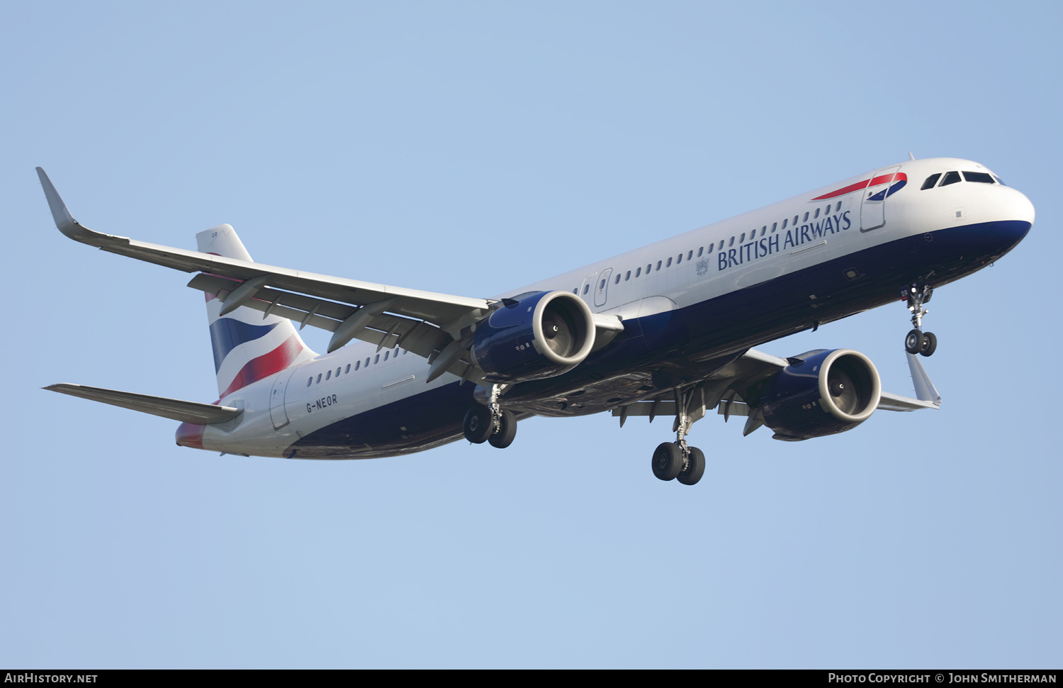 Aircraft Photo of G-NEOR | Airbus A321-251NX | British Airways | AirHistory.net #355920