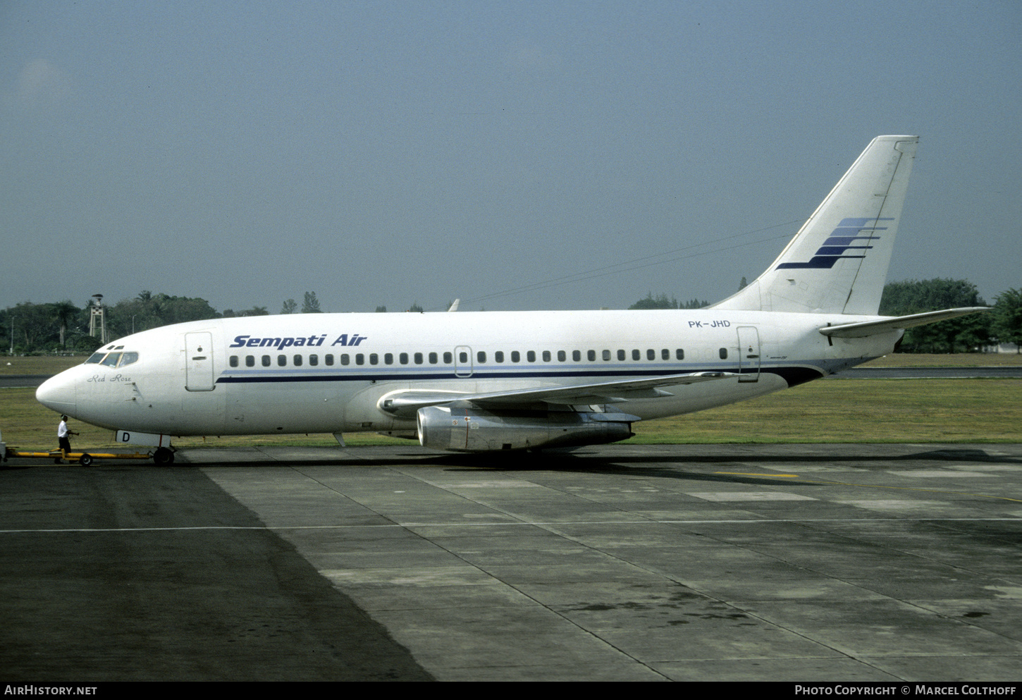 Aircraft Photo of PK-JHD | Boeing 737-281 | Sempati Air | AirHistory.net #355948