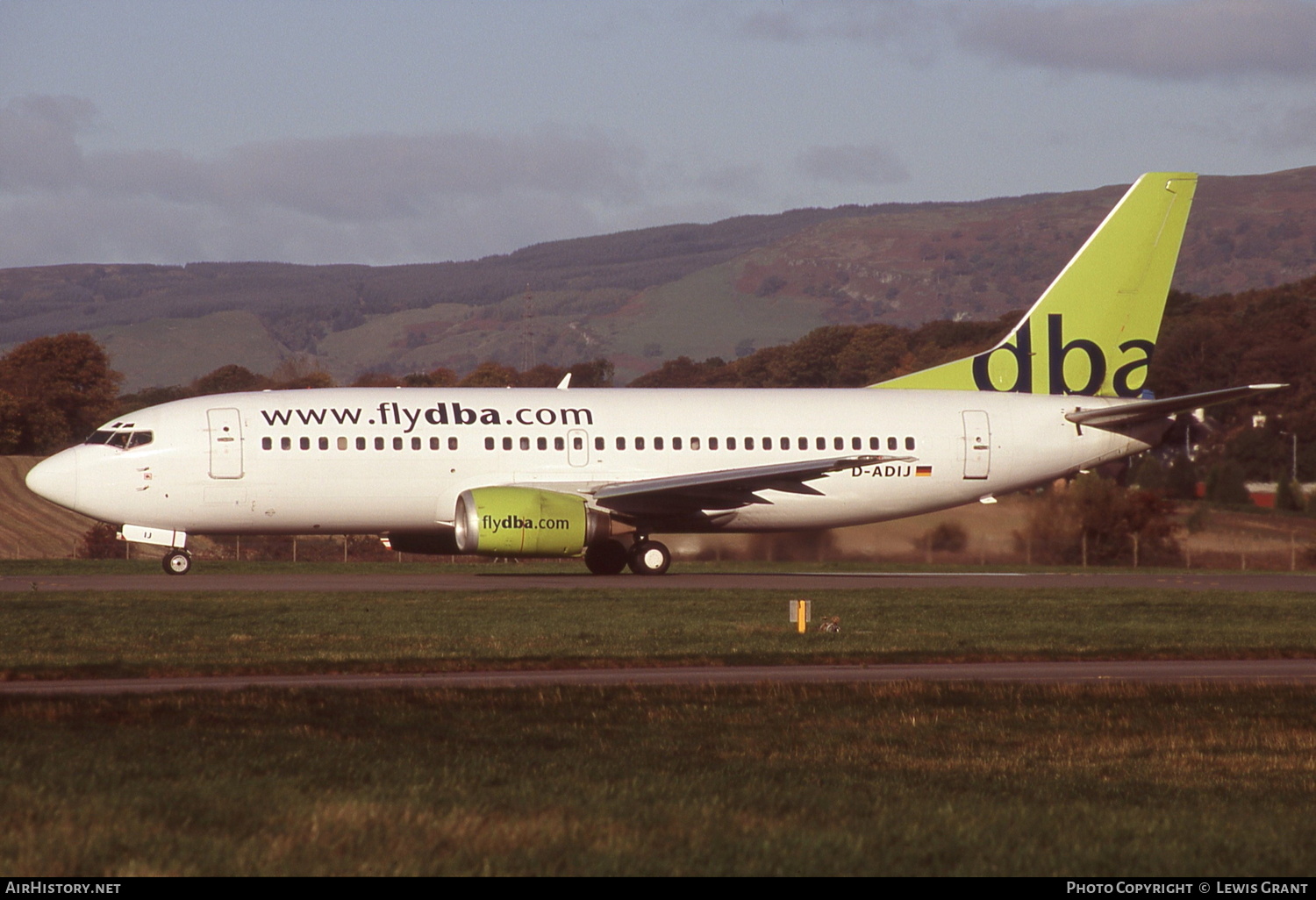 Aircraft Photo of D-ADIJ | Boeing 737-3M8 | DBA - Deutsche BA | AirHistory.net #355966