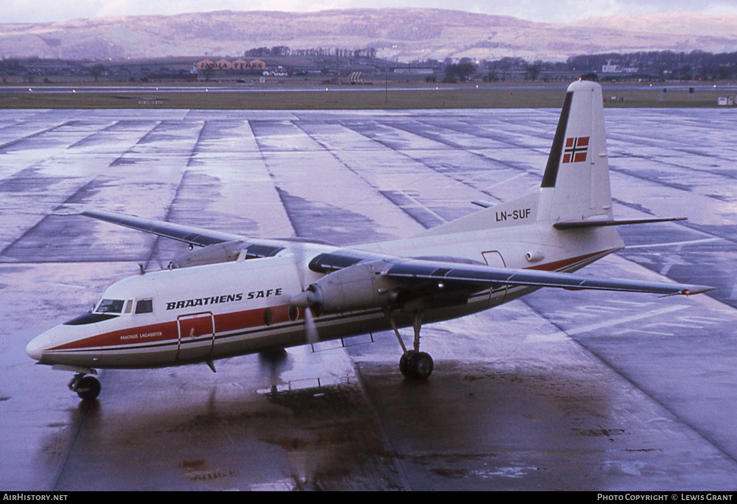 Aircraft Photo of LN-SUF | Fokker F27-100 Friendship | Braathens SAFE | AirHistory.net #355967