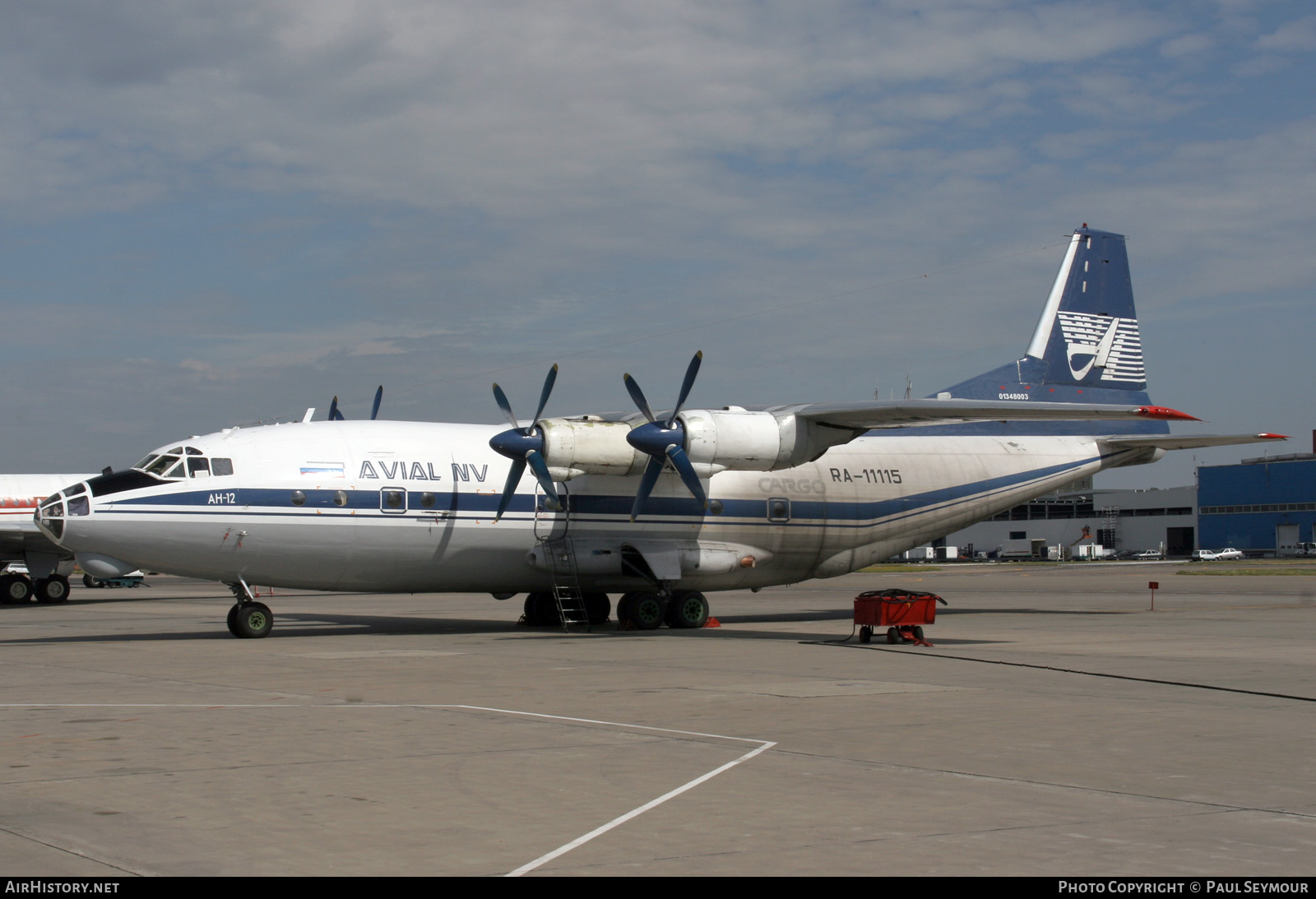 Aircraft Photo of RA-11115 | Antonov An-12B | Avial NV | AirHistory.net #356002