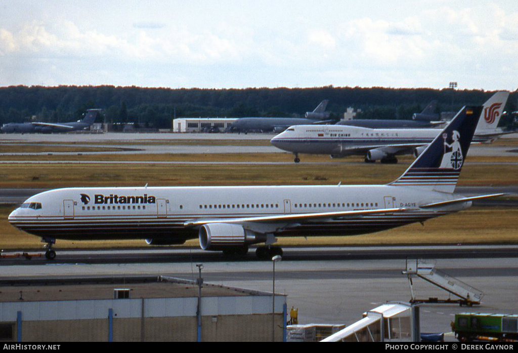 Aircraft Photo of D-AGYE | Boeing 767-304/ER | Britannia Airways | AirHistory.net #356021