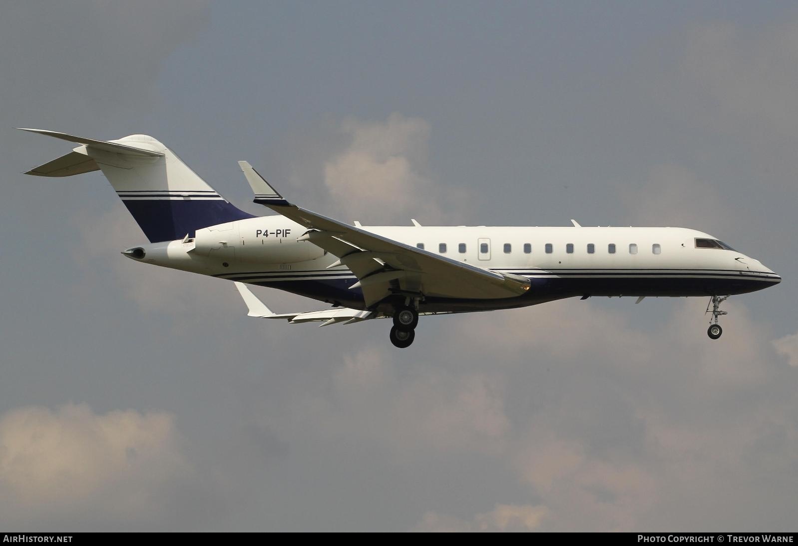 Aircraft Photo of P4-PIF | Bombardier Global 5000 (BD-700-1A11) | AirHistory.net #356031