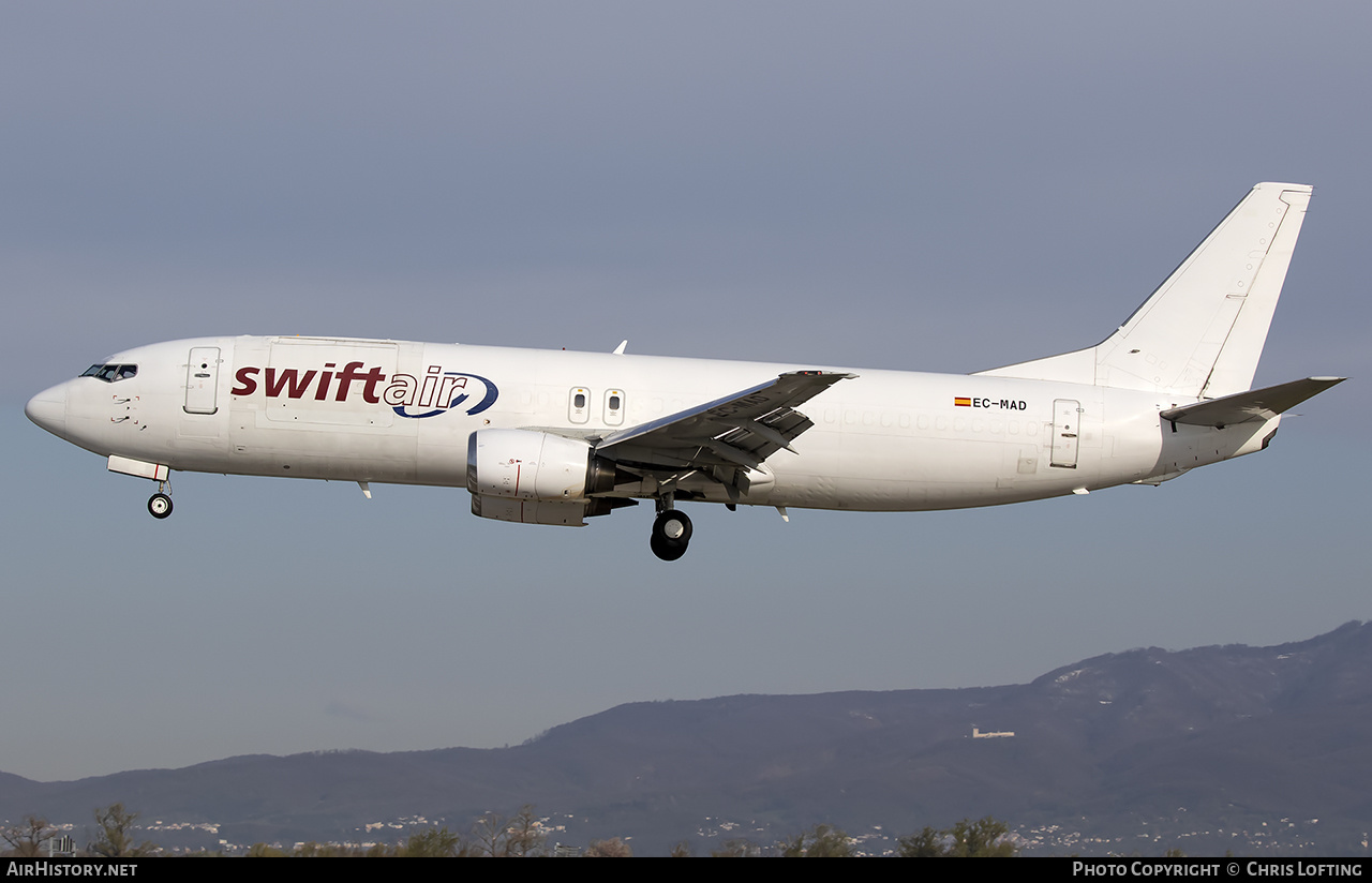 Aircraft Photo of EC-MAD | Boeing 737-4Y0(SF) | Swiftair | AirHistory.net #356046