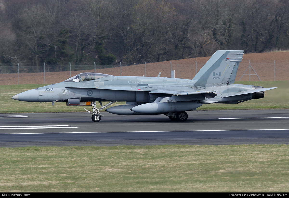 Aircraft Photo of 188734 | McDonnell Douglas CF-188A Hornet | Canada - Air Force | AirHistory.net #356065