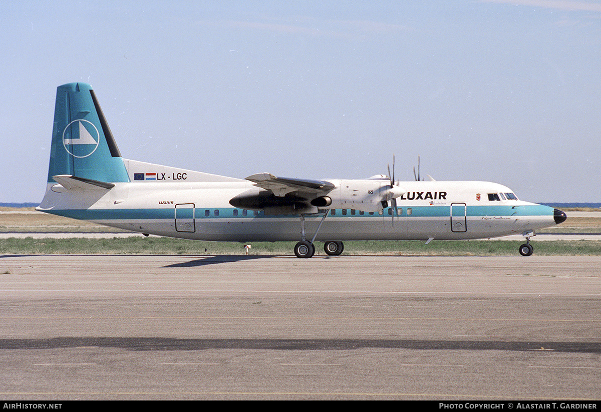 Aircraft Photo of LX-LGC | Fokker 50 | Luxair | AirHistory.net #356077