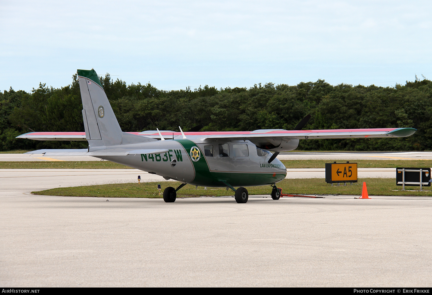 Aircraft Photo of N483FW | Partenavia P-68C | Florida Fish & Wildlife Conservation Commission | AirHistory.net #356084