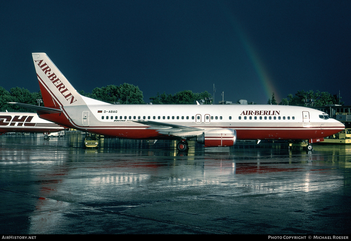 Aircraft Photo of D-ABAG | Boeing 737-46J | Air Berlin | AirHistory.net #356087